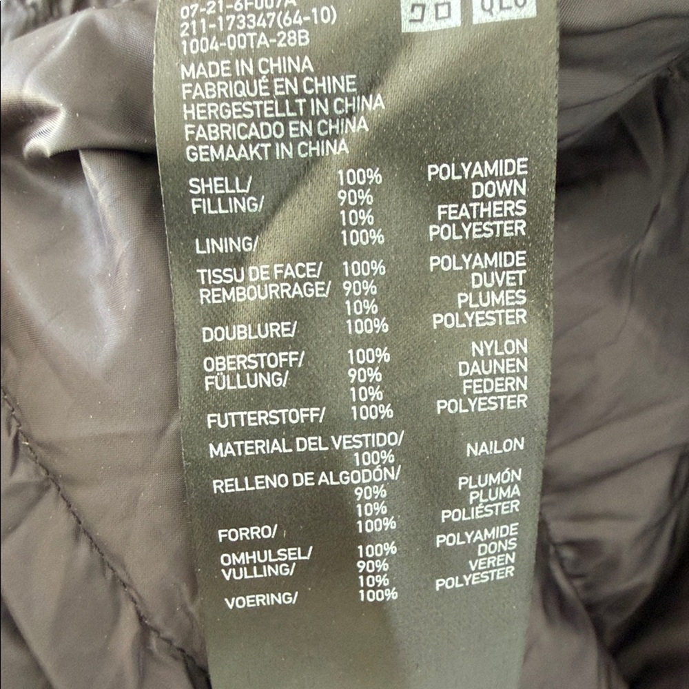 Uniqlo ultra light down jacket XL - Picture 5 of 6